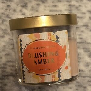 Blushing Amber Scented Soy Candle